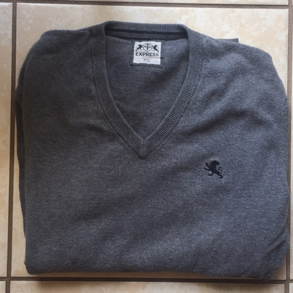 Express V Neck Sweater